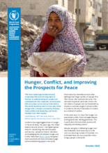 Hunger, konflikt och förbättring av förutsättningarna för fred - faktablad 2020